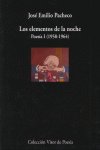 Los elementos de la noche, de Pacheco | portada del libro