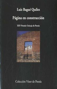 Páginas en construcción, de Bagué, Luis | portada del libro