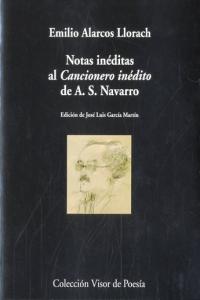 Notas inéditas al Cancionero inédito de A.S.Navarro, de Alarcos Llorach, Emilio | portada del libro