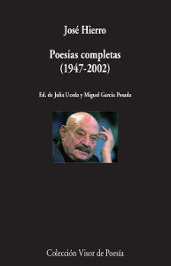 Poesías completas (1947-2002), de Hierro, José | portada del libro