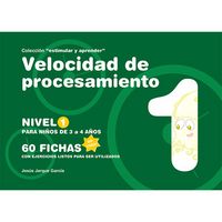 Velocidad de procesamiento, nivel 1, de JARQUE GARCIA | portada del libro