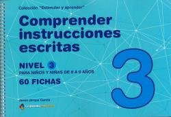 COMPRENDER INSTRUCCIONES ESCRITAS NIVEL 3, de JARQUE GARCIA | portada del libro