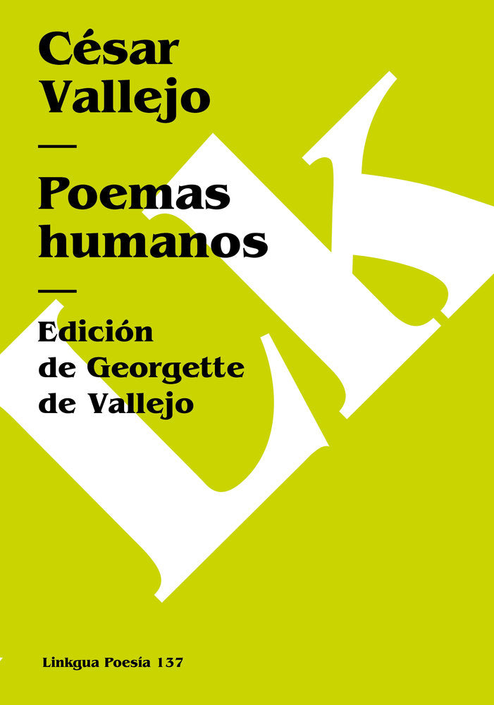 POEMAS HUMANOS, de Vallejo, César | portada del libro
