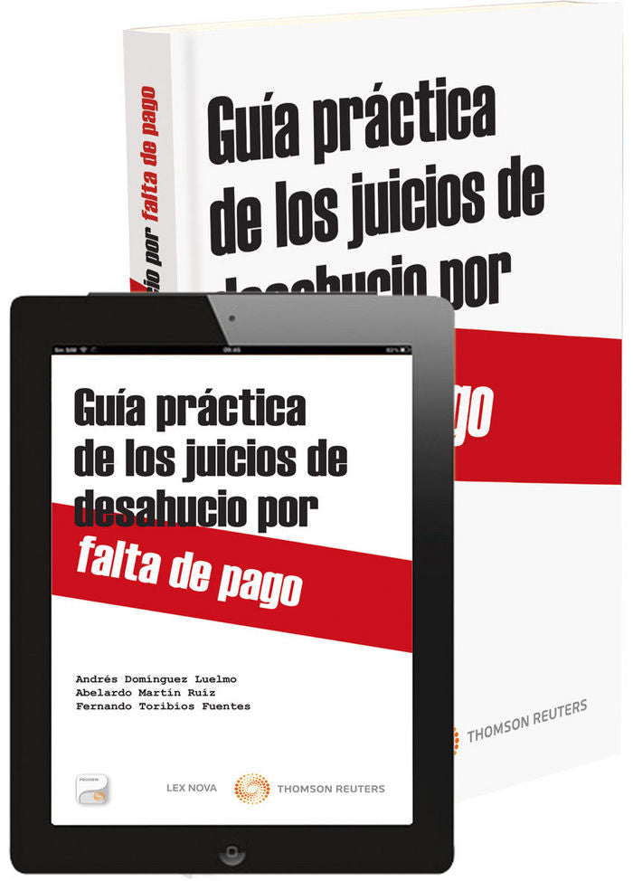 Guía práctica de los juicios de desahucio por falta de pago (Papel + e-book), de Toribios Fuentes, Fernando | portada del lib