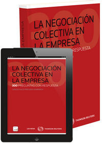 La negociación colectiva en la empresa (Papel + e-book), de Preciado Domènech, Carlos Hugo | portada del libro