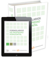 Formularios de propiedad horizontal (Papel + e-book), de Editorial Aranzadi, Redacción | portada del libro