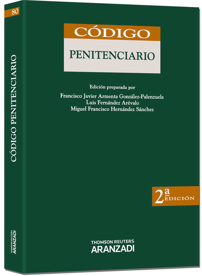 Código Penitenciario, de Armenta González-Palenzuela, Francisco Javier | portada del libro