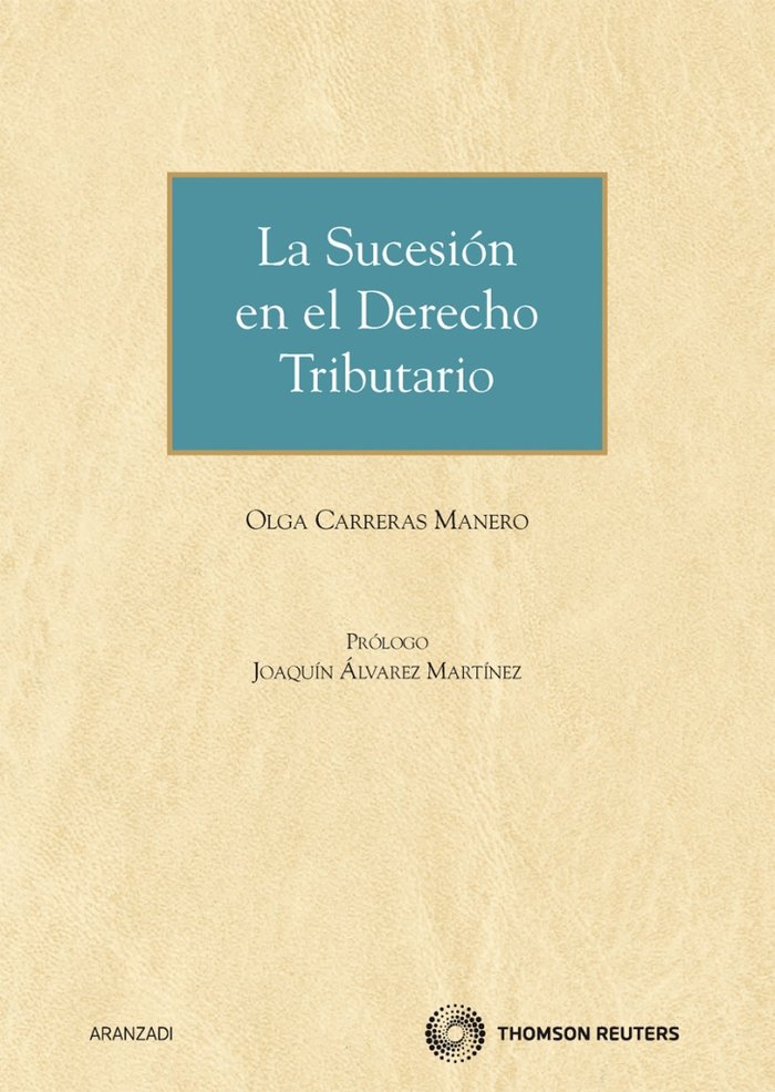 La sucesión en el Derecho Tributario, de Carreras Manero, Olga | portada del libro
