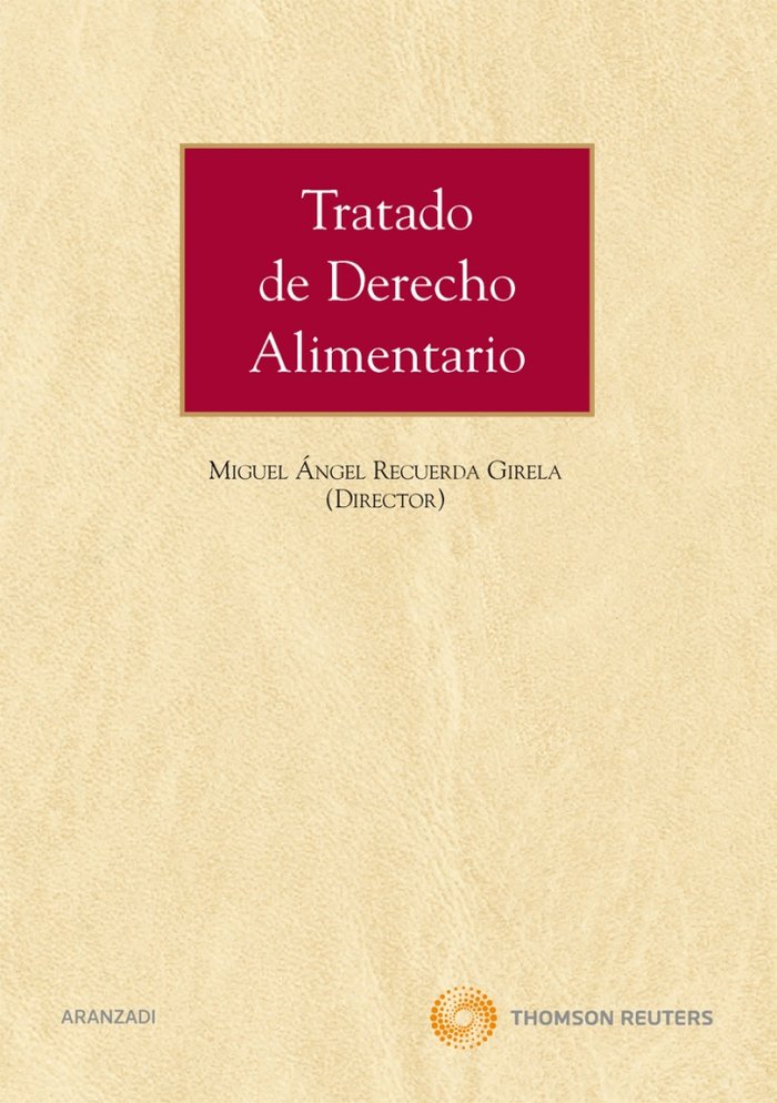 Tratado de Derecho Alimentario, de Alemanno, Alberto | portada del libro