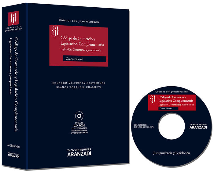 Código de comercio y legislación complementaria - Legislación, doctrina y Jurisprudencia, de Torrubia Chalmeta , Blanca | por