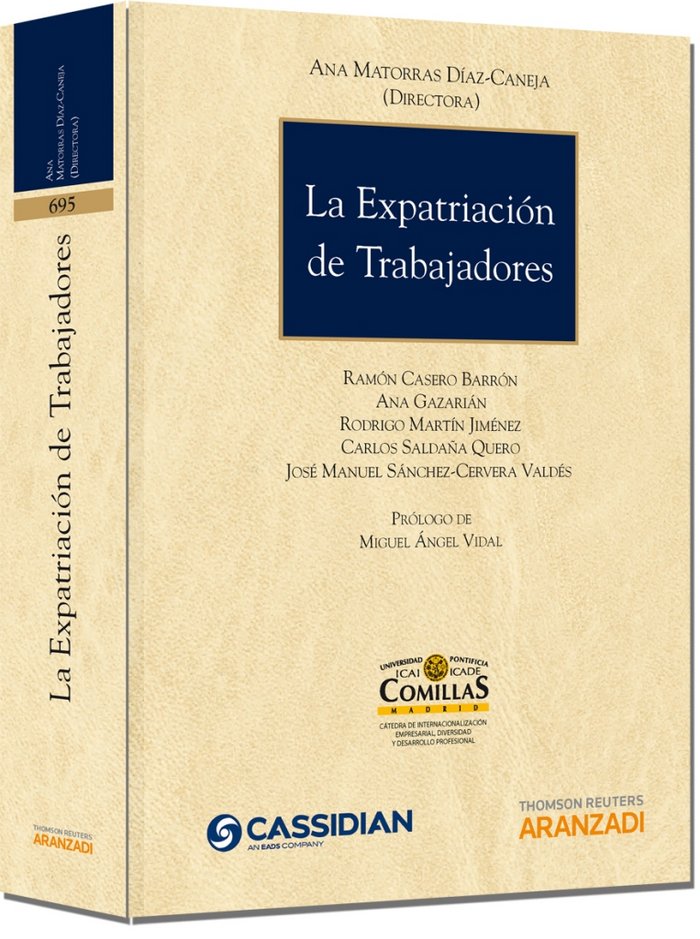 La expatriación de trabajadores, de Casero Barrón, R. | portada del libro