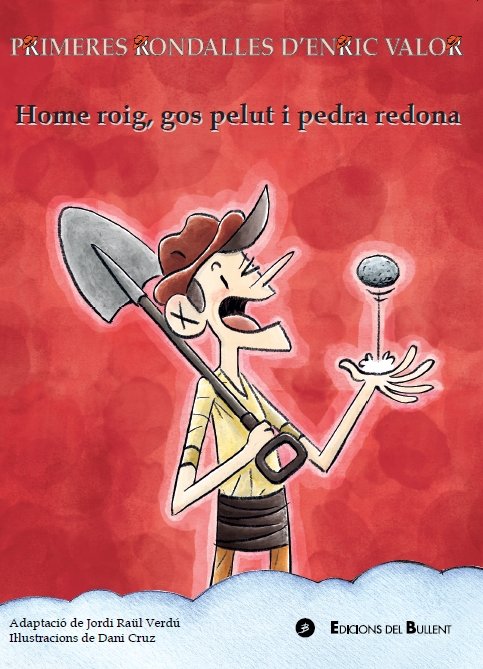 Home roig, gos pelut, pedra redona, de CRUZ, DANI | portada del libro