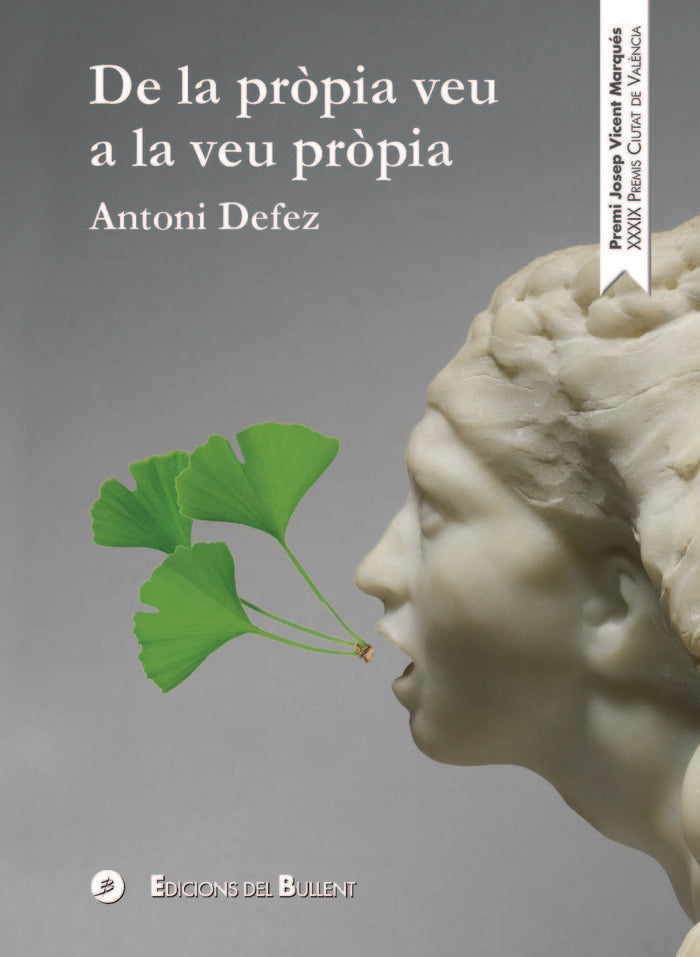 DE LA PROPIA VEU A LA VEU PROPIA, de DEFEZ, ANTONI | portada del libro
