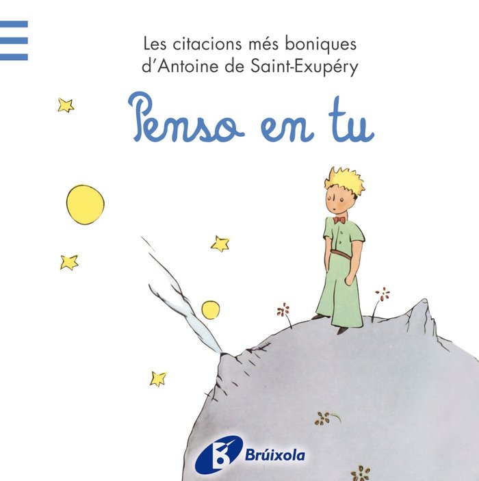 Penso en tu, de de Saint-Exupéry, Antoine | portada del libro