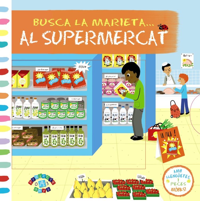 Busca la marieta... al supermercat, de Varios Autores | portada del libro