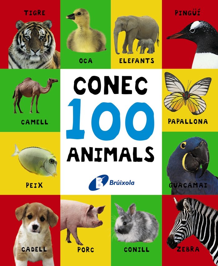Conec 100 animals, de Varios Autores | portada del libro