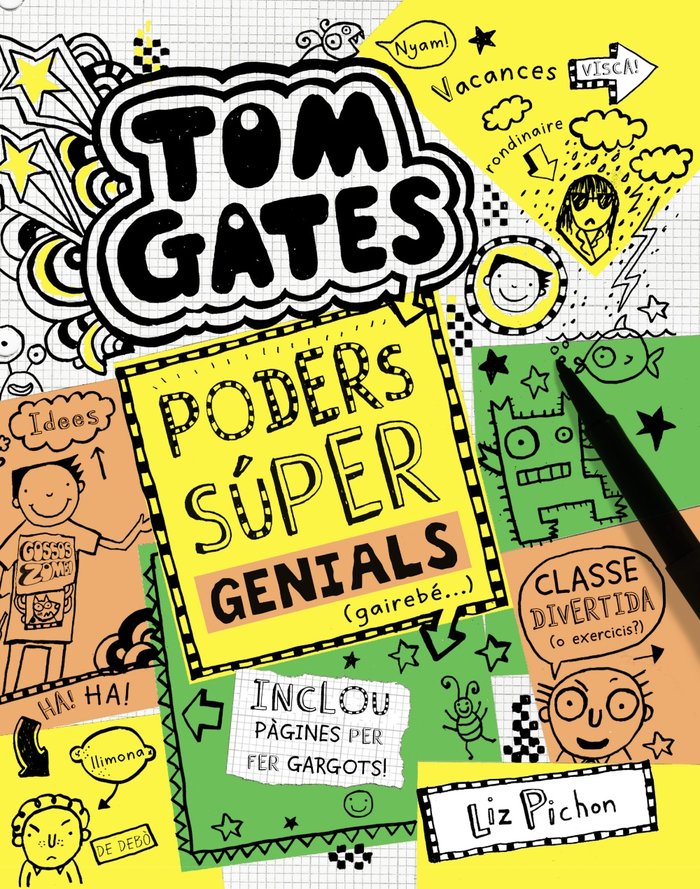 Tom Gates: Poders súper genials (gairebé...), de Pichon, Liz | portada del libro