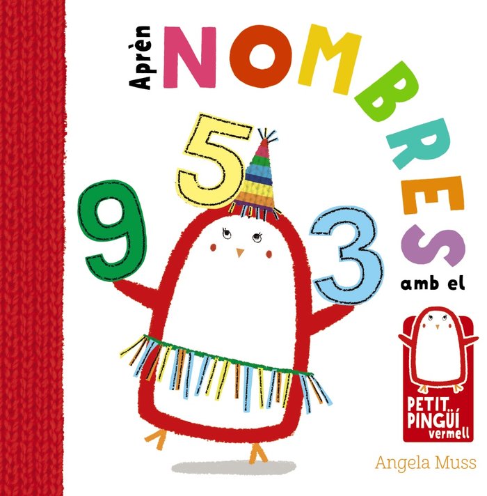 Aprèn nombres amb el petit pingüí vermell, de Muss, Angela | portada del libro