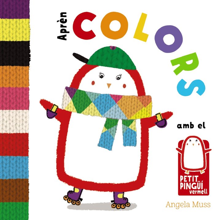 Aprèn colors amb el petit pingüí vermell, de Muss, Angela | portada del libro