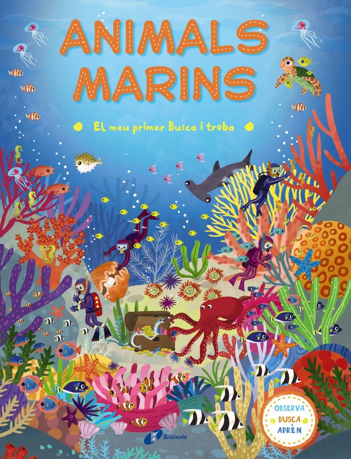 El meu primer Busca i troba. Animals marins, de Varios Autores | portada del libro