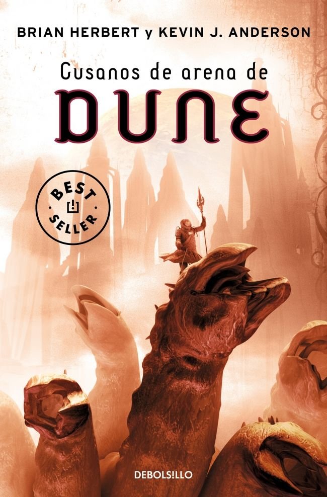 Gusanos de arena de Dune (Las crónicas de Dune 8), de Herbert, Brian | portada del libro