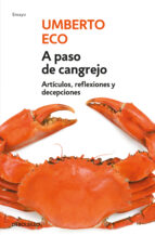 A paso de cangrejo, de Umberto Eco | portada del libro