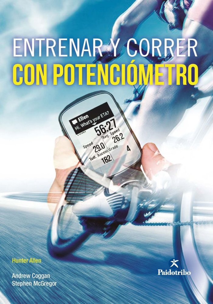 ENTRENAR Y CORRER CON POTENCIOMETRO, de ALLEN, HUNTER | portada del libro