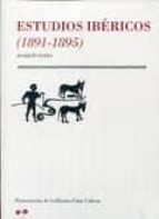 ESTUDIOS IBERICOS, 1891-1895, de Joaquín Costa | portada del libro