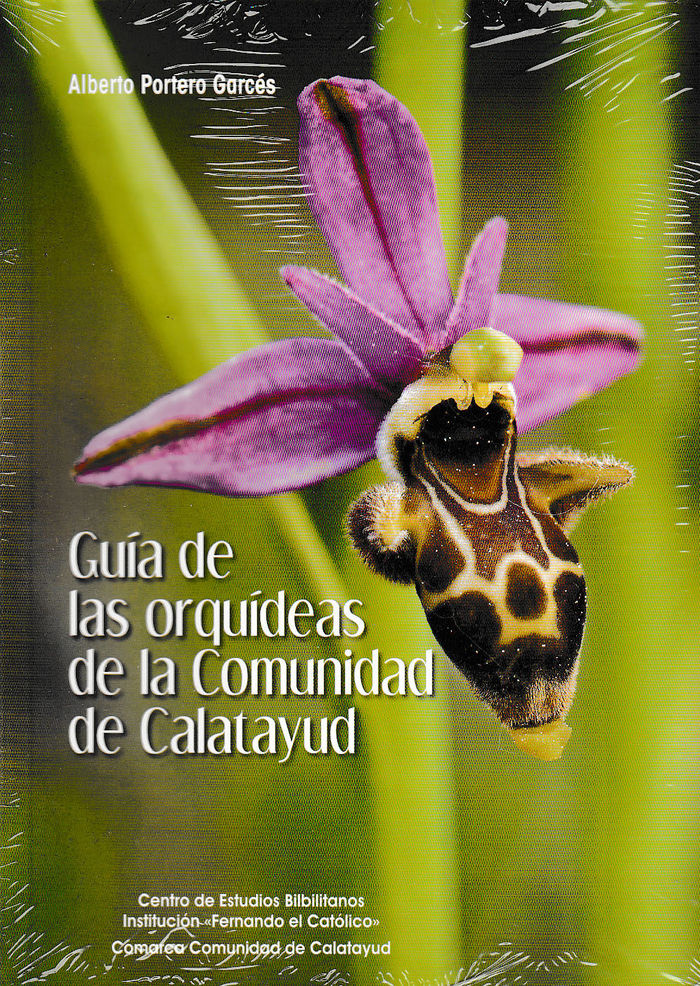 Guía de orquídeas de la Comunidad de Calatayud, de Portero Garcés | portada del libro
