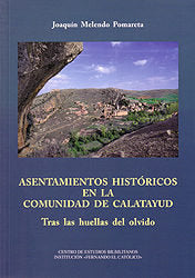 Asentamientos históricos en la Comunidad de Calatayud, de Melendo Pomareta | portada del libro