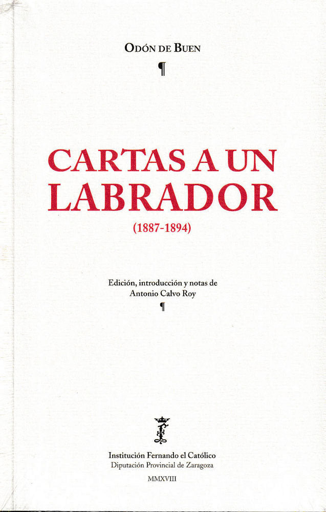 Cartas a un labrador, de De Buen y del Cos | portada del libro