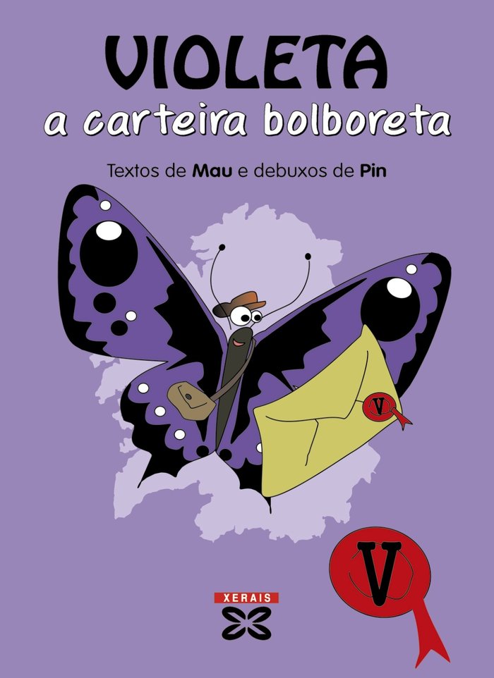 Violeta, a carteira bolboreta, de Mau | portada del libro