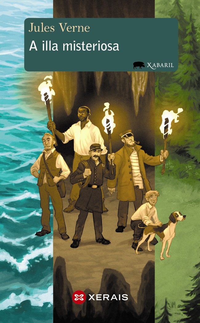 A illa misteriosa, de Verne, Jules | portada del libro
