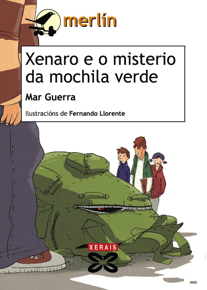 Xenaro e o misterio da mochila verde, de Guerra, Mar | portada del libro