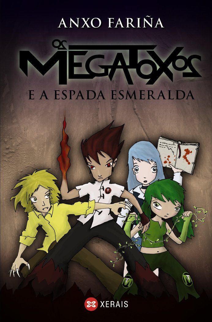 Os Megatoxos e a espada esmeralda, de Fariña, Anxo | portada del libro