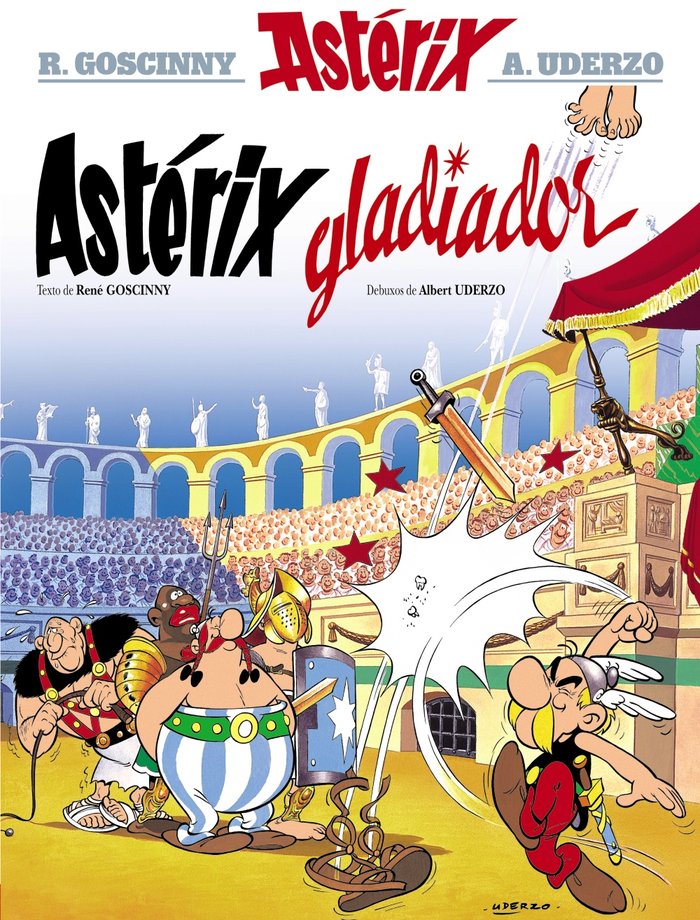 Astérix gladiador, de Goscinny, René | portada del libro