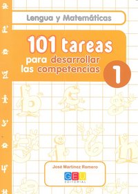 101 Tareas para desarrolar las competencias. Cuaderno 1, de Martínez Romero, José | portada del libro
