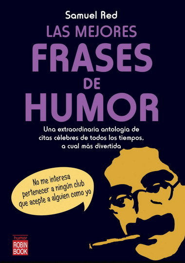 Mejores frases de humor, las, de Red, Samuel | portada del libro