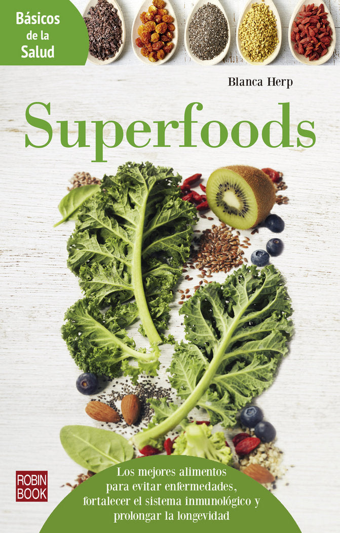 SUPERFOODS, de Herp, Blanca | portada del libro