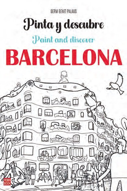 Pinta y descubre Barcelona, de GERM BENET PALAUS | portada del libro