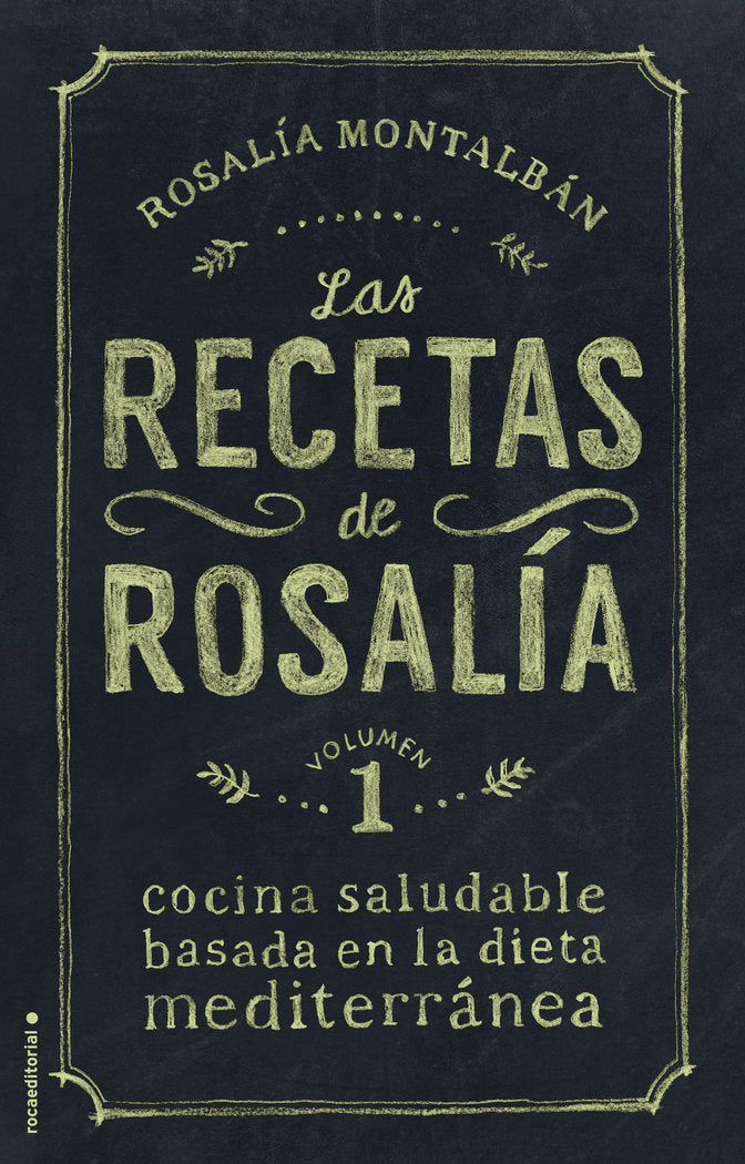Las recetas de Rosalía, de Montalbán | portada del libro
