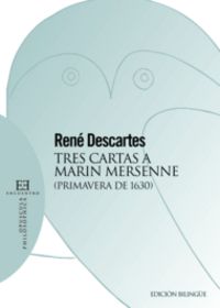 Tres cartas a Marin Mersenne, de Descartes, René | portada del libro