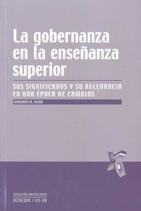 La gobernanza en la enseñanza superior, de Kehm, Barbara | portada del libro