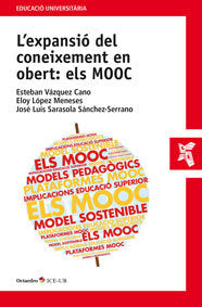L'expansiù del coneixement en obert: els MOOC, de Vázquez Cano, Esteban | portada del libro