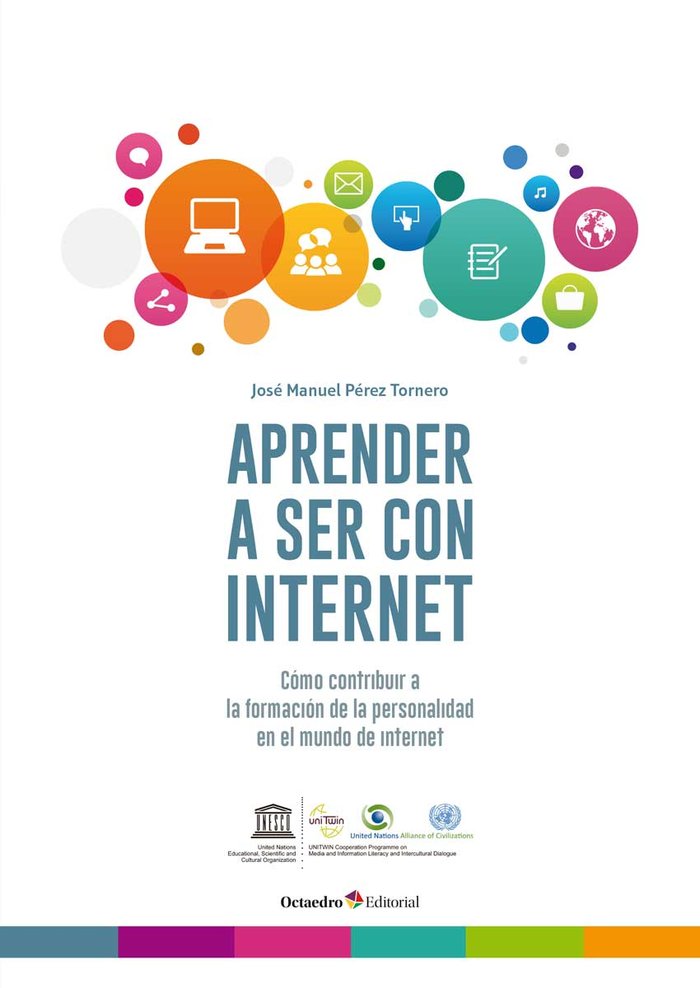 Aprender a ser con internet, de Pérez Tornero, José Manuel | portada del libro