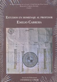 Estudios en homenaje al Profesor Emilio Cabrera, de Varios autores | portada del libro