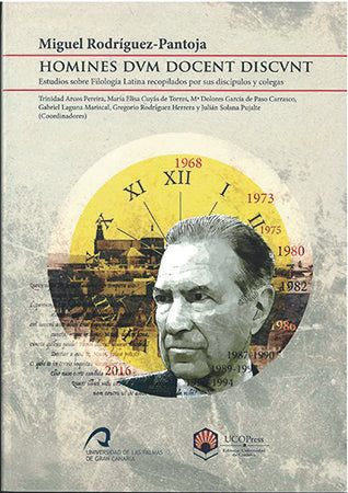 Homines dum docent discunt. Homenaje a Miguel Rodríguez-Pantoja | portada del libro