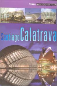 Santiago Calatrava, de Tzonis | portada del libro