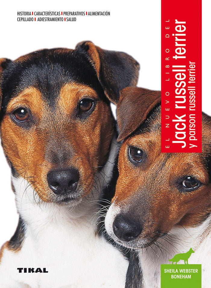 Jack russell terrier y parson russell terrier, de Webster Boneham, Sheila | portada del libro