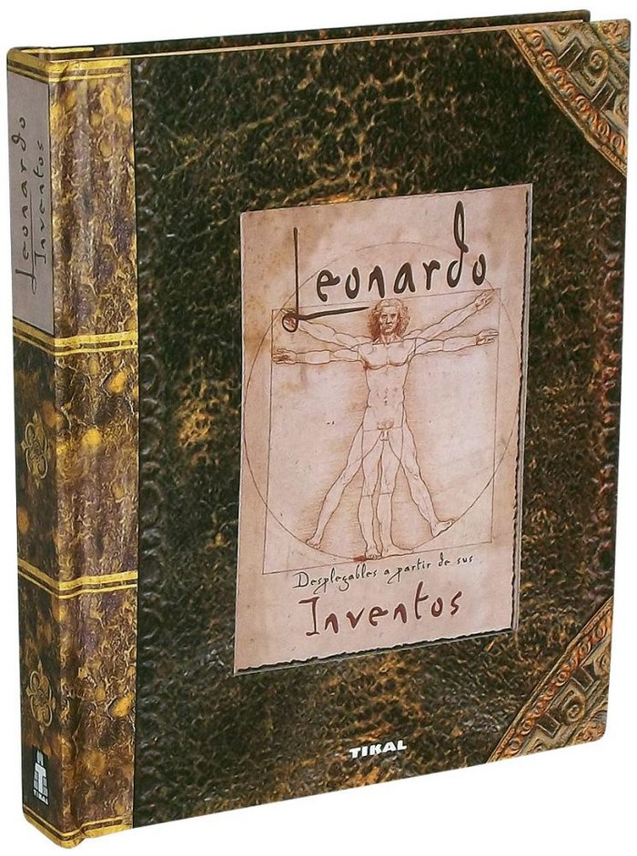 Leonardo. Desplegables a partir de sus inventos, de Bark, Jasper | portada del libro